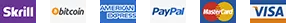 Métodos de pago aceptados: Visa, Mastercard, American Express